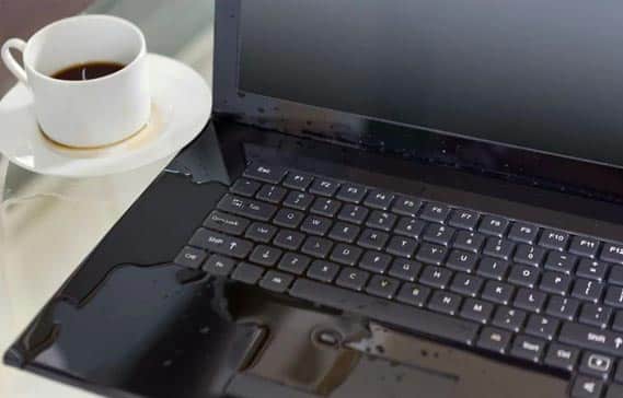 laptop liquid spill