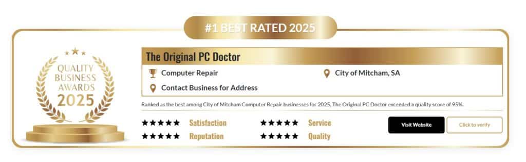Adelaide computer repair reviews and customer satisfaction ratings