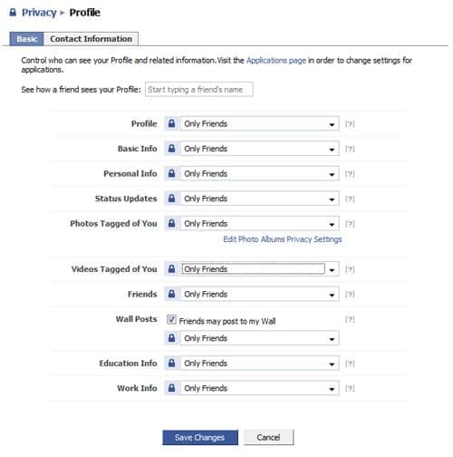 Facebook Privacy 2