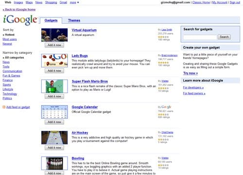 Personalised homepage 2