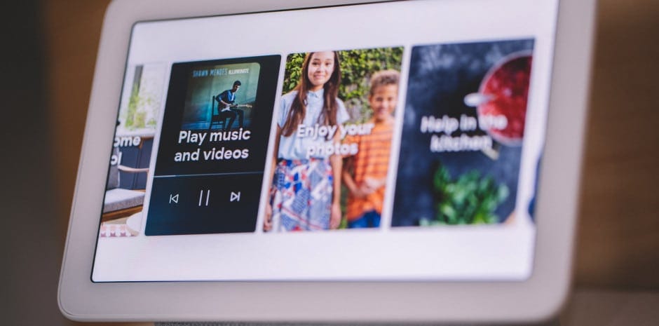Google Home Hub - Dashboard