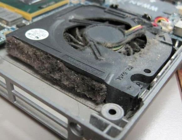 Laptop Fan Cleaning
