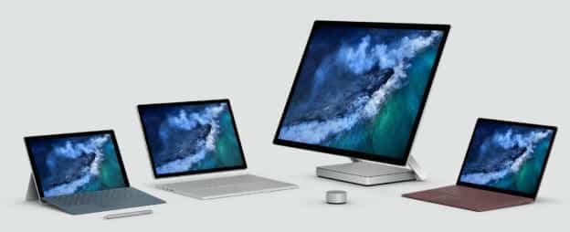 Microsoft Surface Line Up