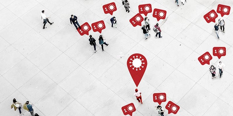 coronavirus app tracking