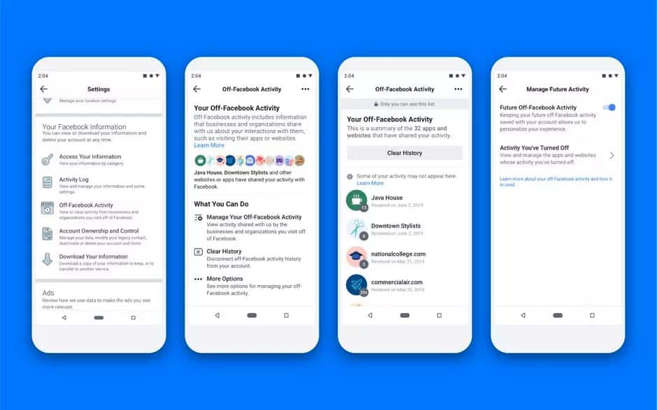 How to turn off The Off Facebook Activity Tool