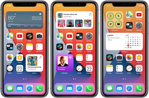 Screen widgets - iOS 14 features