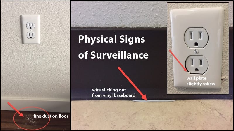 airbnb surveillance signs physical