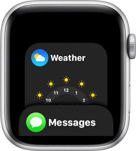 apple watch last saved apps