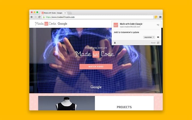 Google Keep Chrome Extension Addon