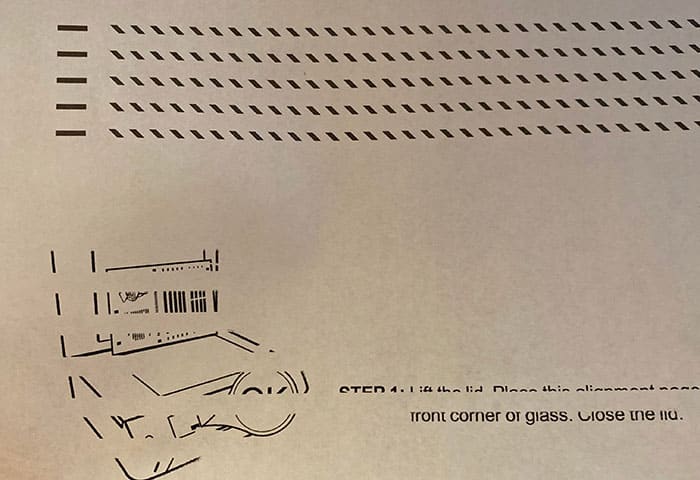 print missing ink lines