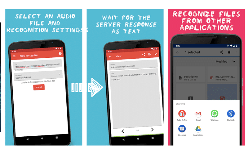 Audio to Text Speech Recognition