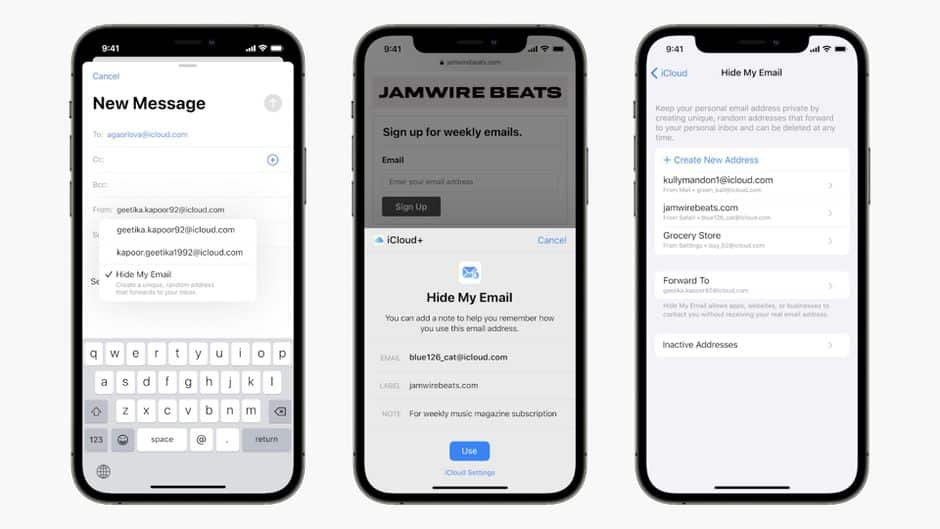 iCloud Hide My Email