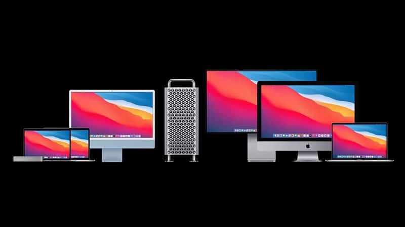 apple 2021 mac range