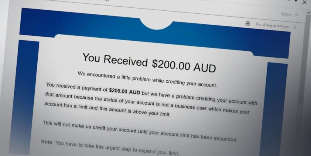 payment redirection scams