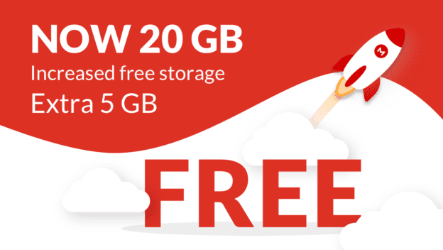 mega cloud storage 20gb free
