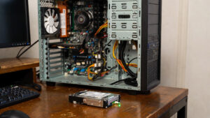 hard drive clicking sound